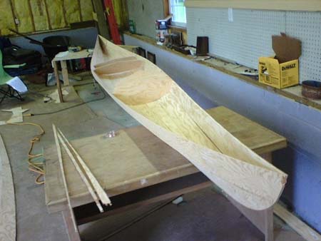 a8 hull being stitched